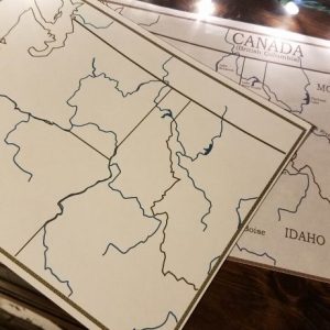 Pacific Northwest Map Printables