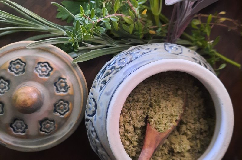 How to Make Delicious Garden Herb Salt