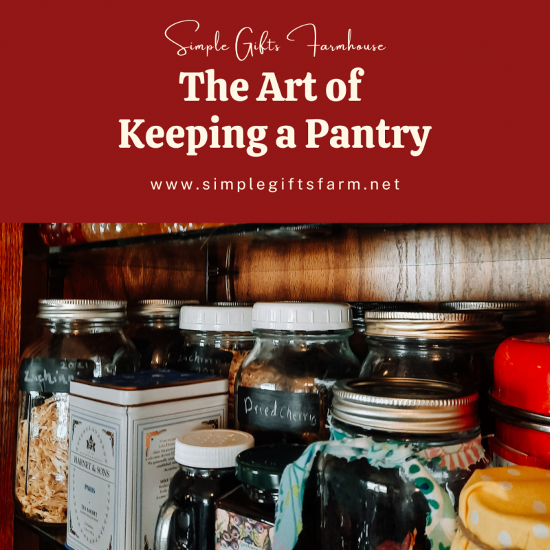 The art of keeping a pantry