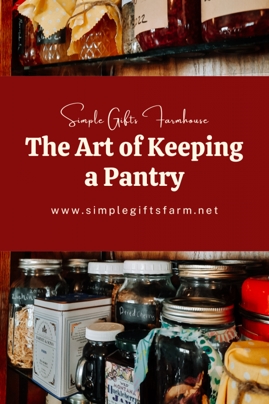 the art of keeping a pantry