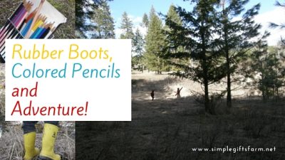 Exploring the outdoors and nature journaling are some of the best ways for children to learn!